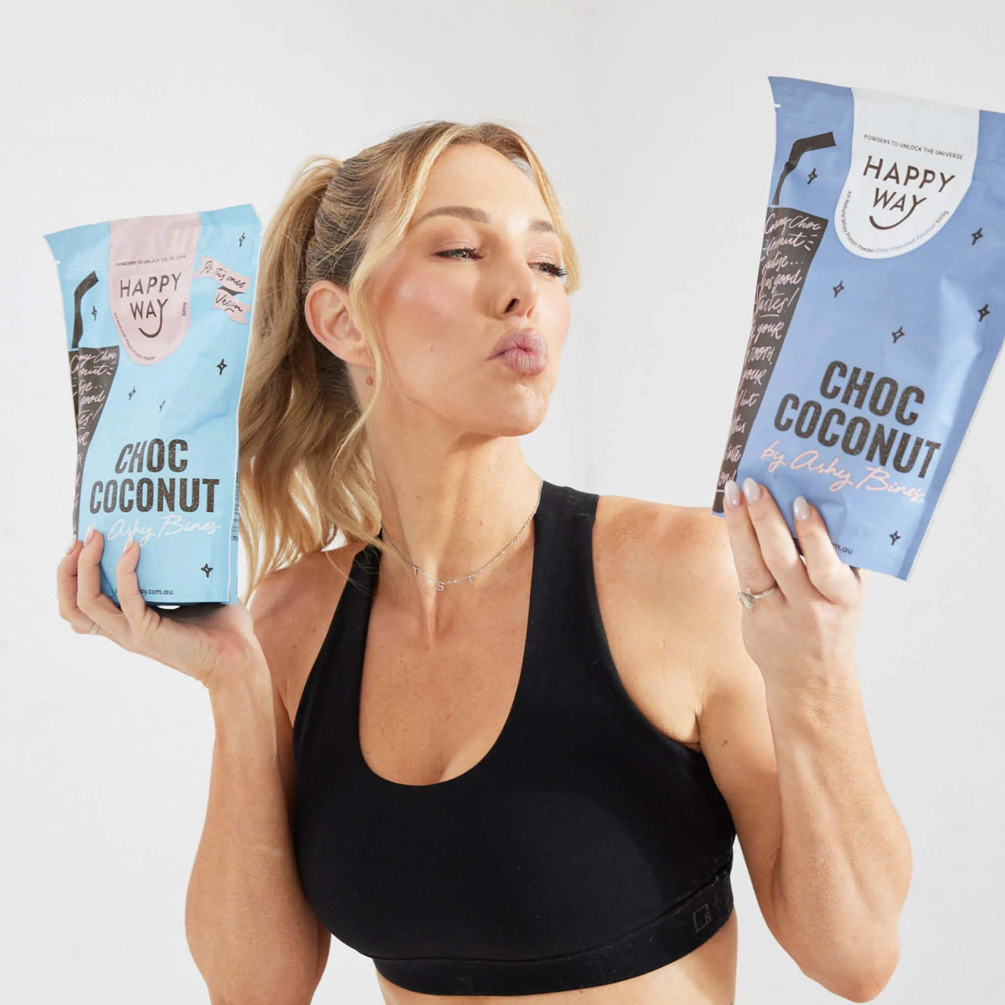 Ashy Bines Choc Coconut Vegan Protein Powder 500g - Image 3