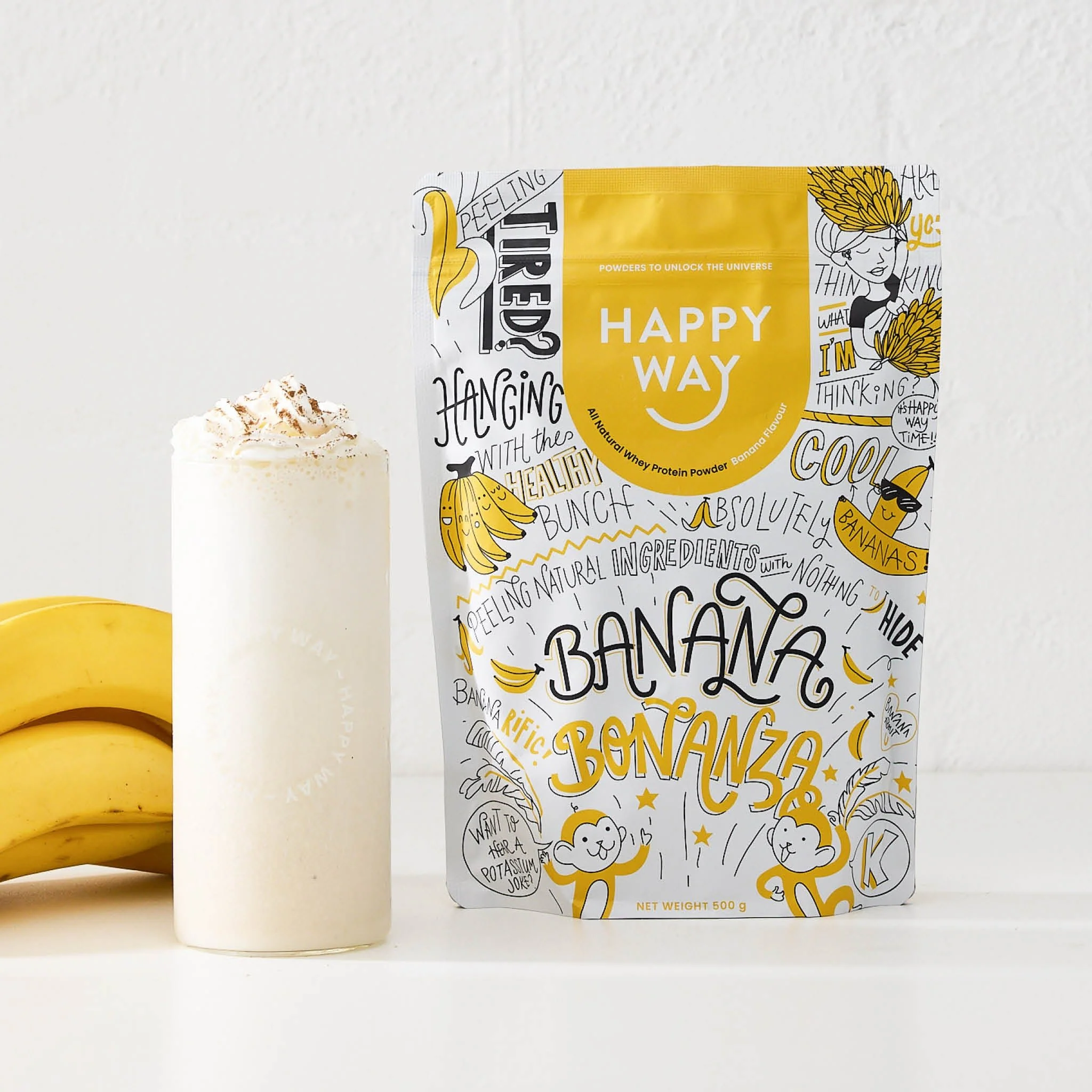 Banana Bonanza Whey Protein Powder 500g - Image 5