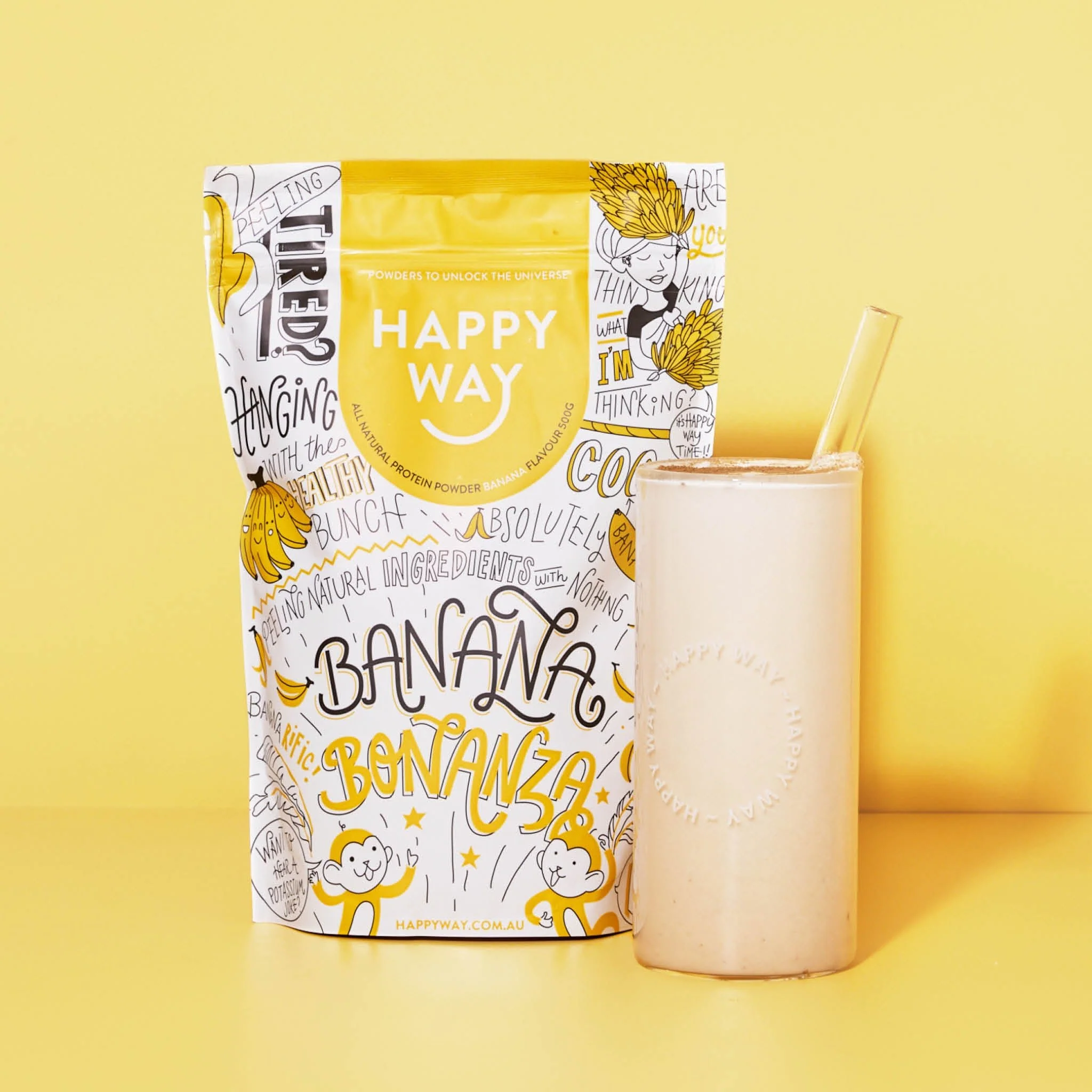 Banana Bonanza Whey Protein Powder 500g - Image 6