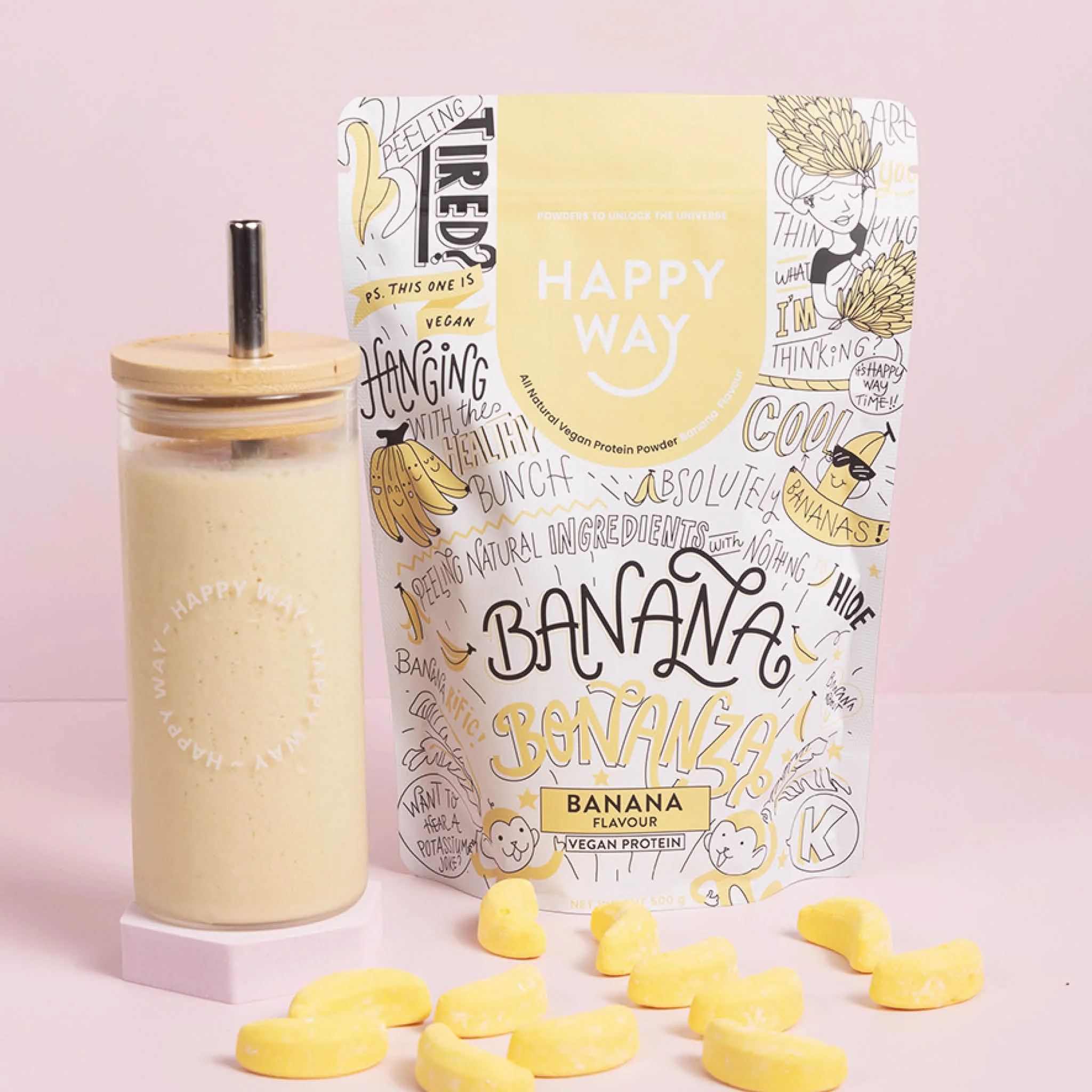 Banana Bonanza Vegan Protein Powder 500g - Image 5