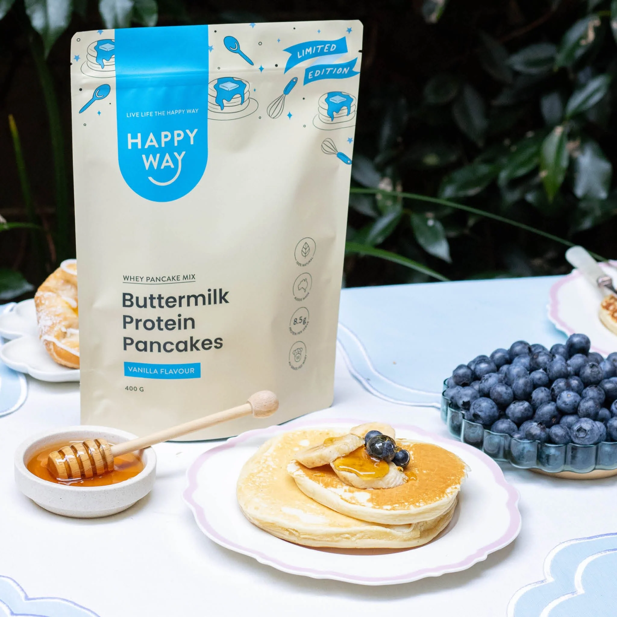 Vanilla Buttermilk Protein Pancake - Image 3