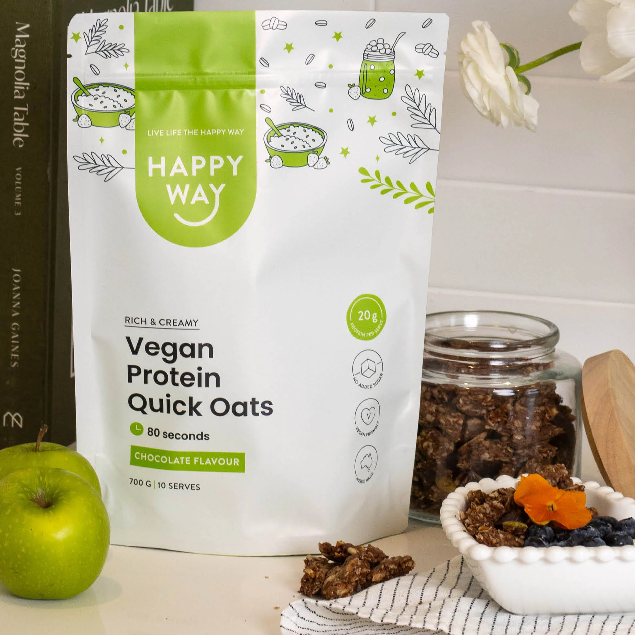 Chocolate Vegan Protein Quick Oats - Image 6