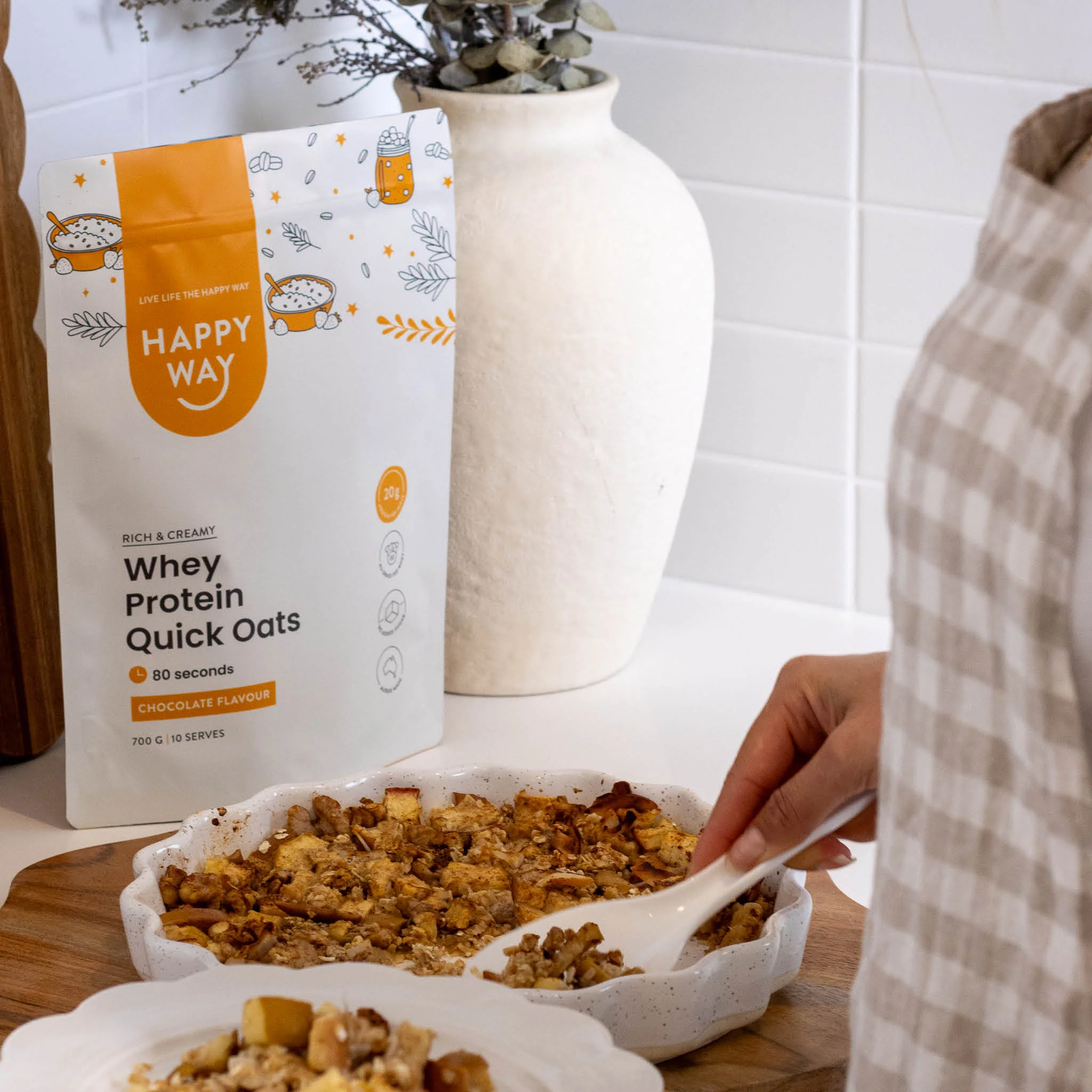 Chocolate Whey Protein Quick Oats - Image 5