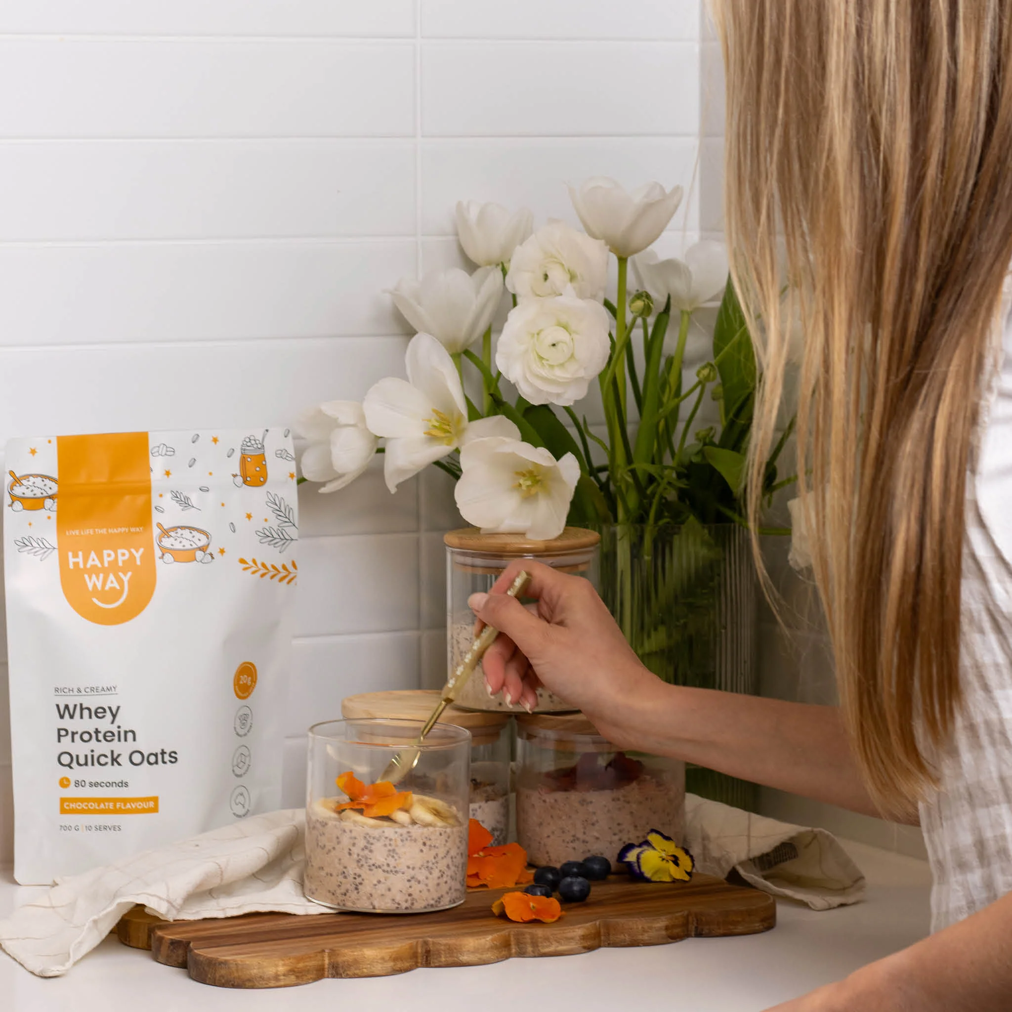 Chocolate Whey Protein Quick Oats - Image 6