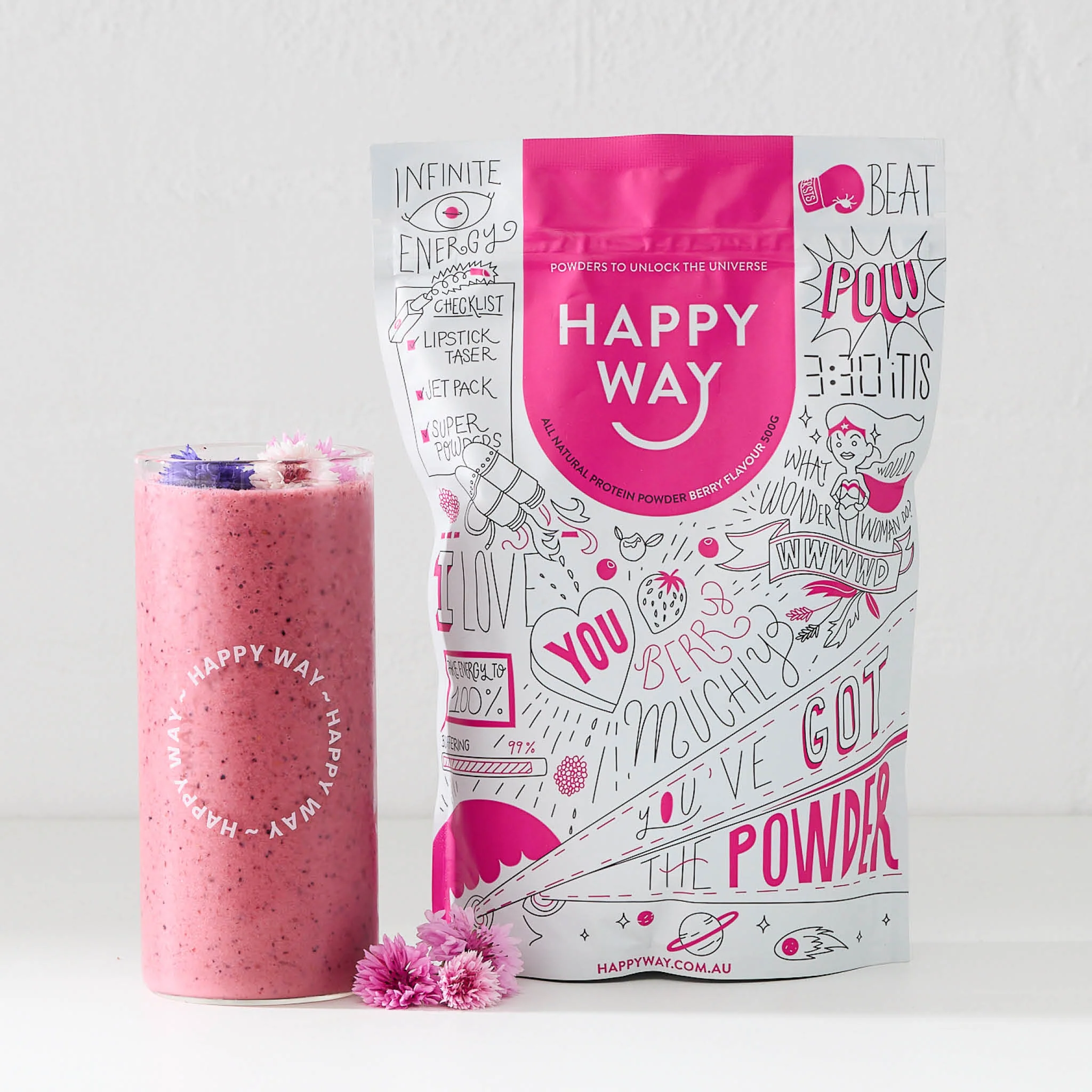 I Love You Berry Much Whey Protein Powder 500g - Image 6