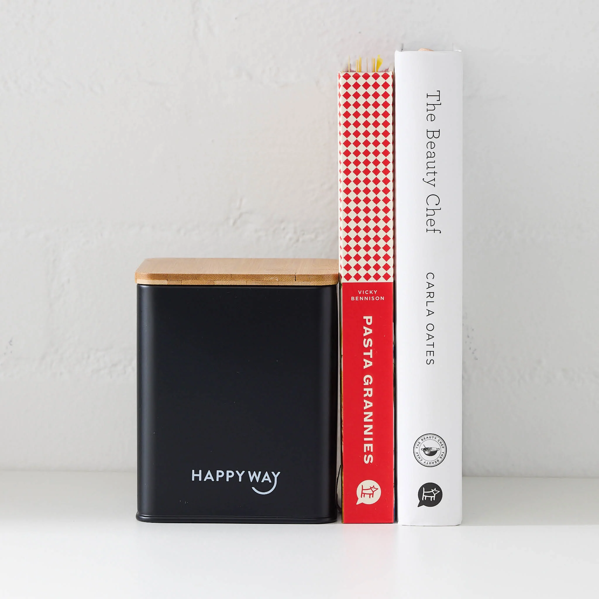 Protein Tin w/ Bamboo Lid - Black - Image 3