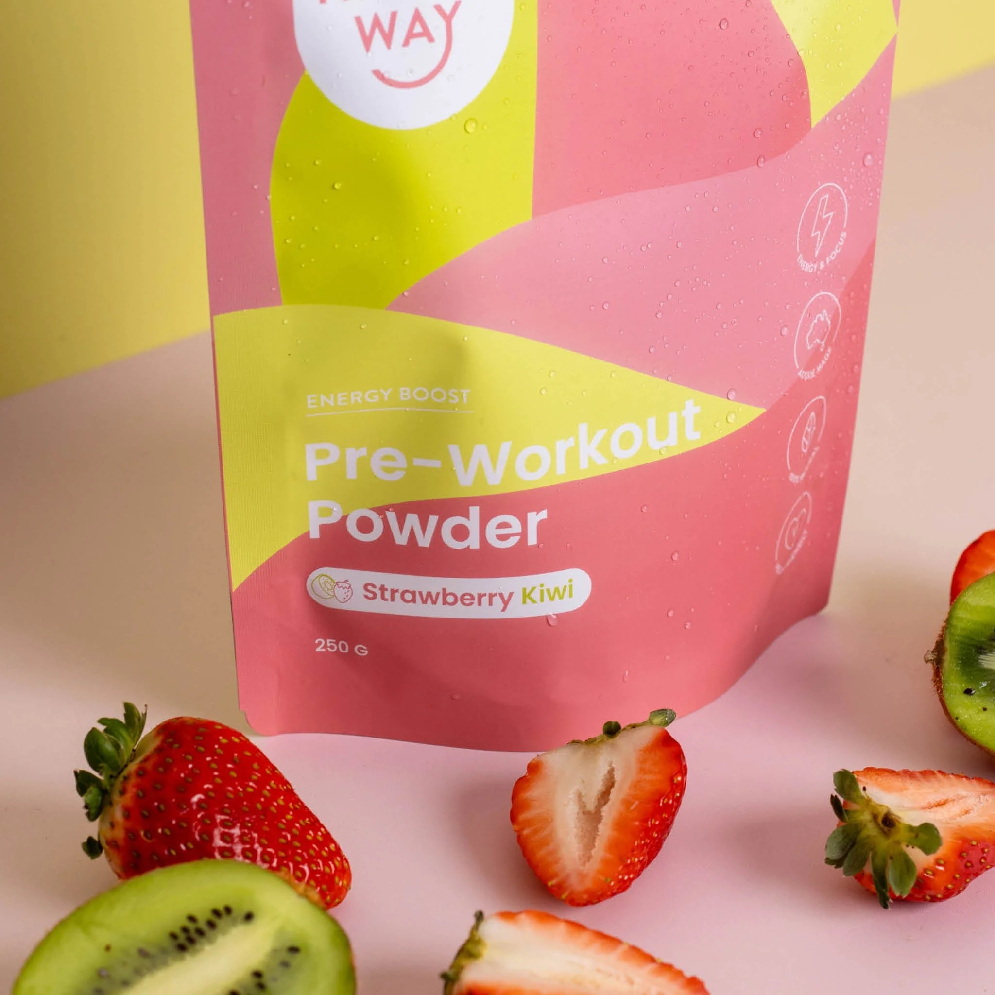 Strawberry Kiwi Pre-workout 250g - Image 4