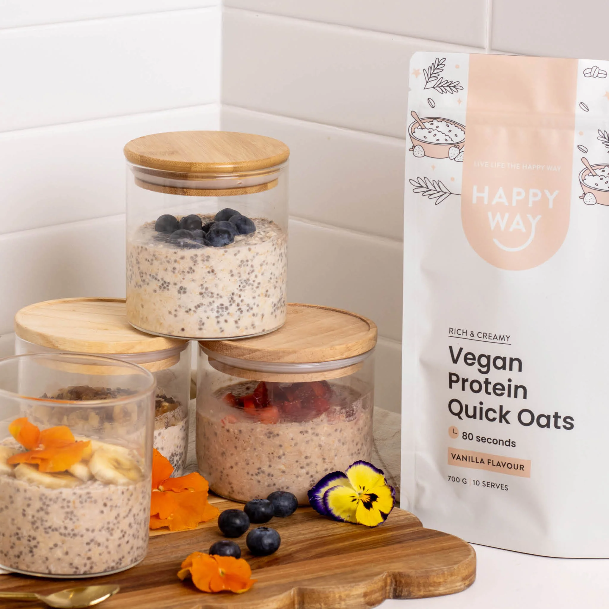 Vanilla Vegan Protein Quick Oats - Image 4