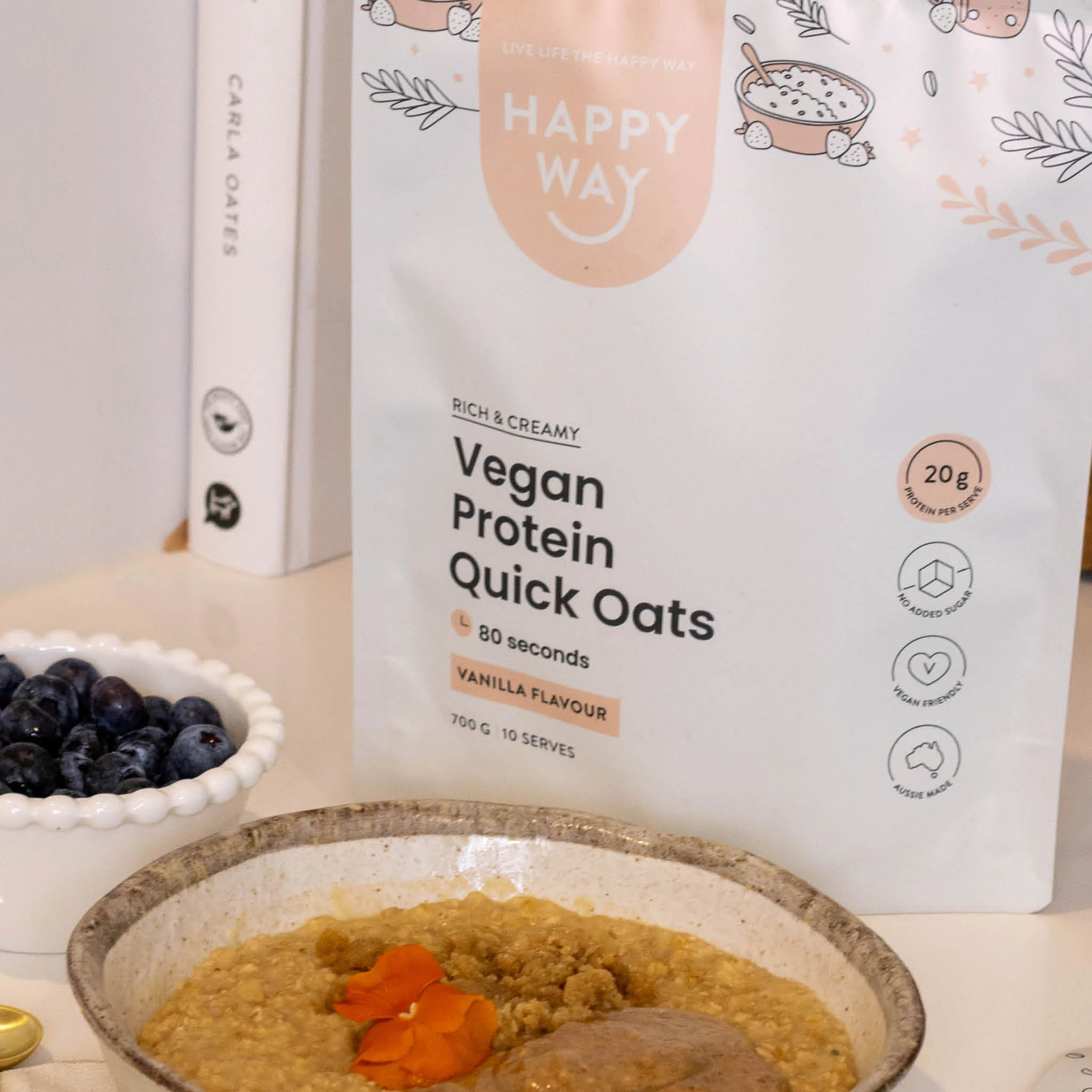 Vanilla Vegan Protein Quick Oats - Image 7