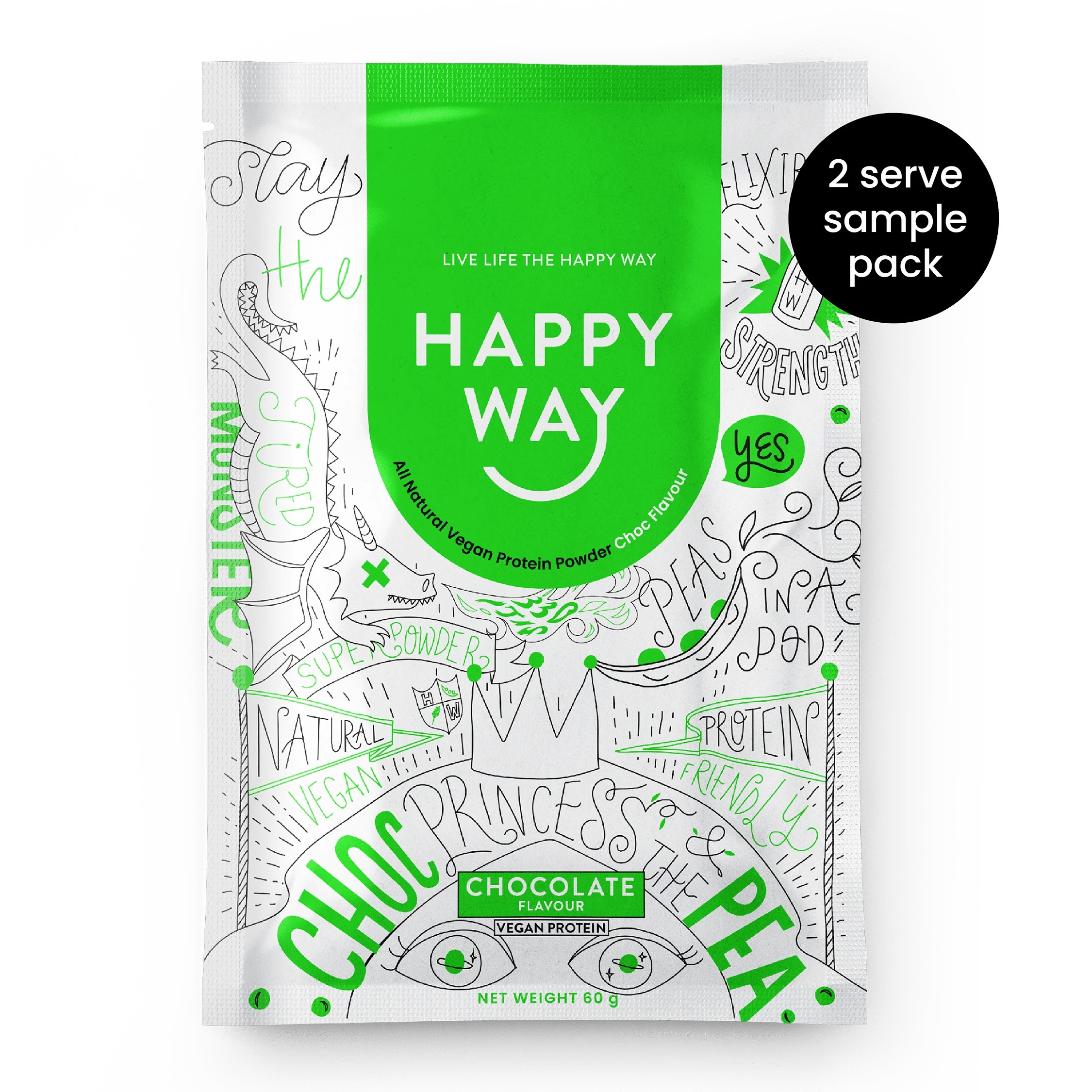 Vegan Protein Powder Sample Pack 60g - Image 3